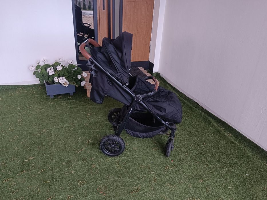 Wózek spacerowy, spacerówka, czarna 4baby stinger