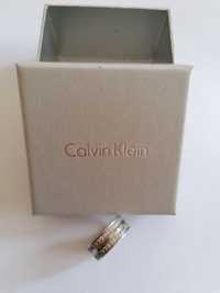 Calvin Klein anel aço muito bom estado