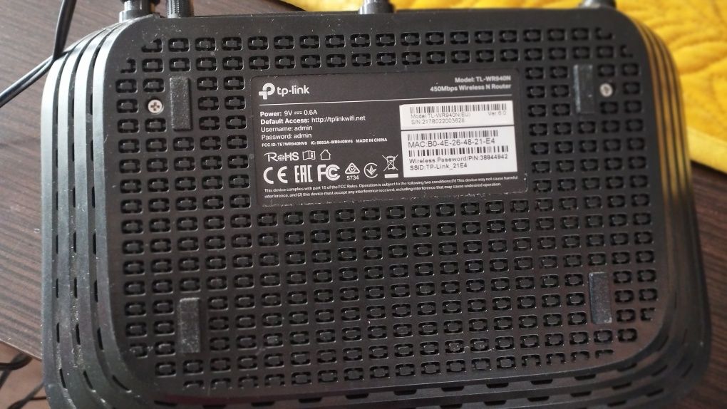 Bezprzewodowy ROUTER TP-LINK TL-WR940N 450Mbps