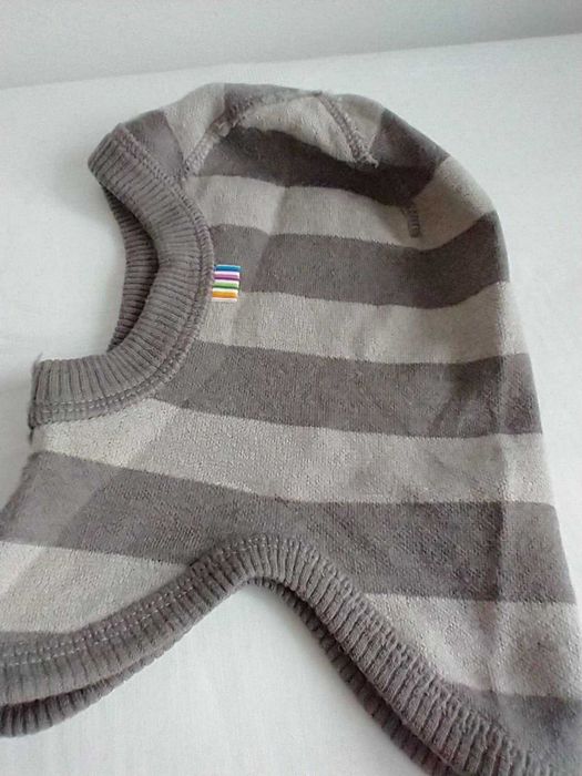 kominiarka czapka 100% wełna R. 4 mies.