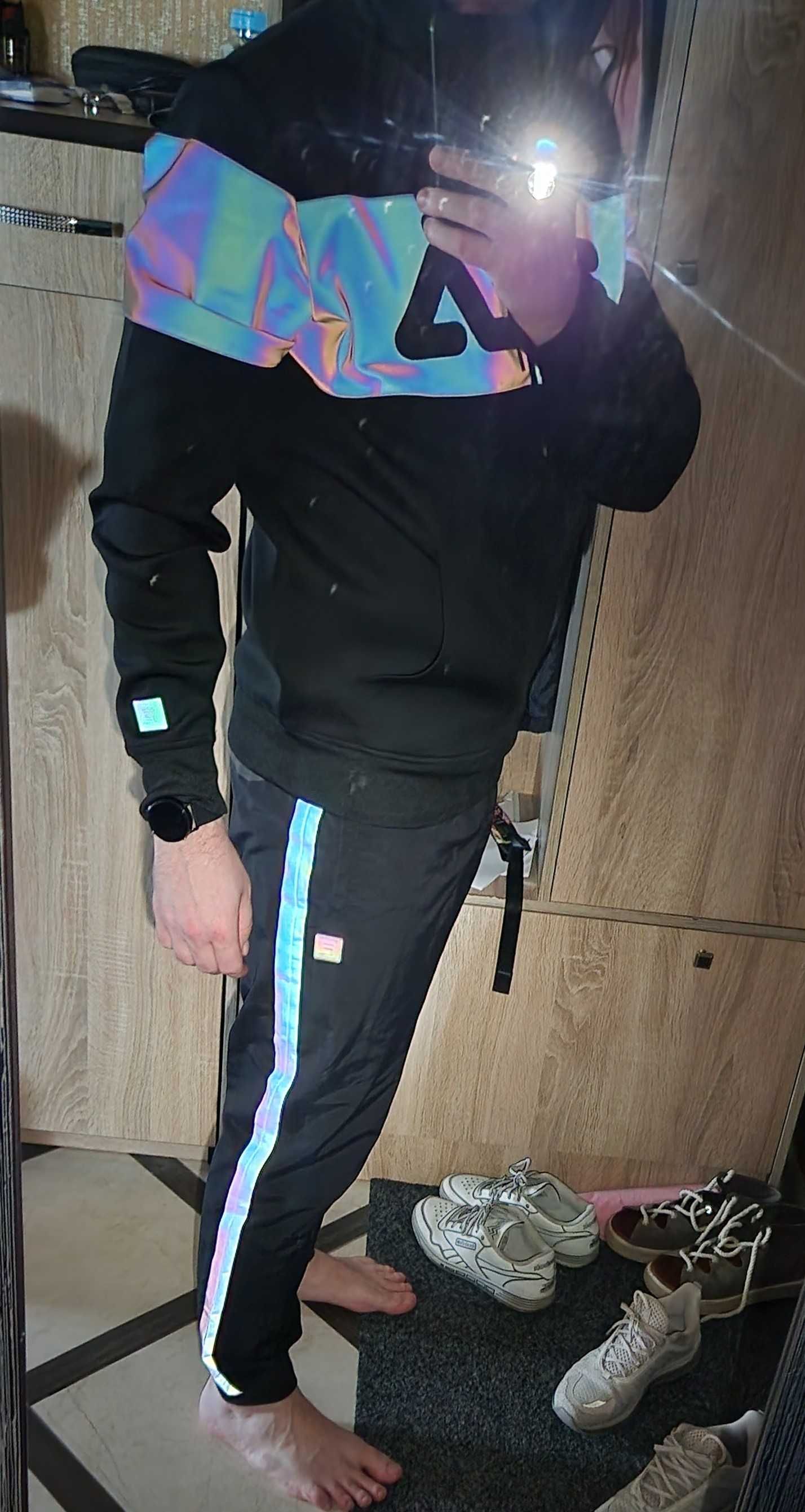 Спортивный костюм Fila Lando Hoodie + Fila Harper Wind Pants размер S