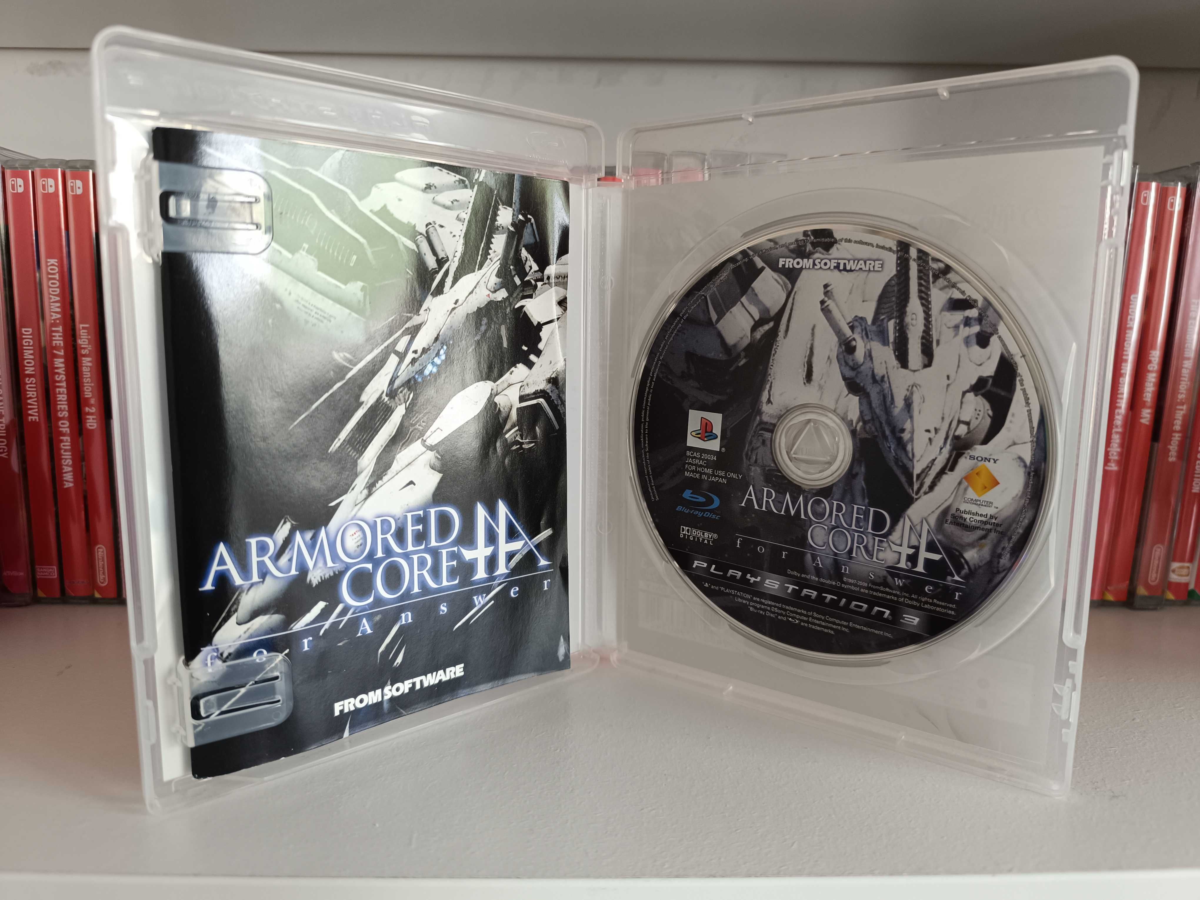 PS3 Jogos Armored Core For Answer e Clash of the Titans