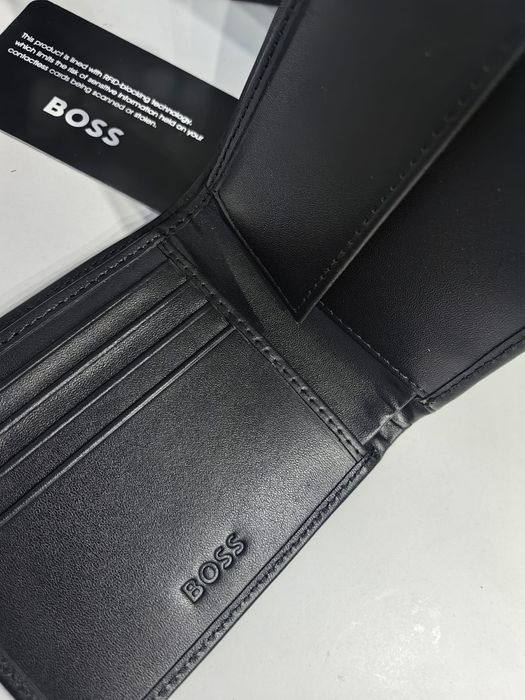 Portfel Męski  Boss 100% Skóra Naturalna