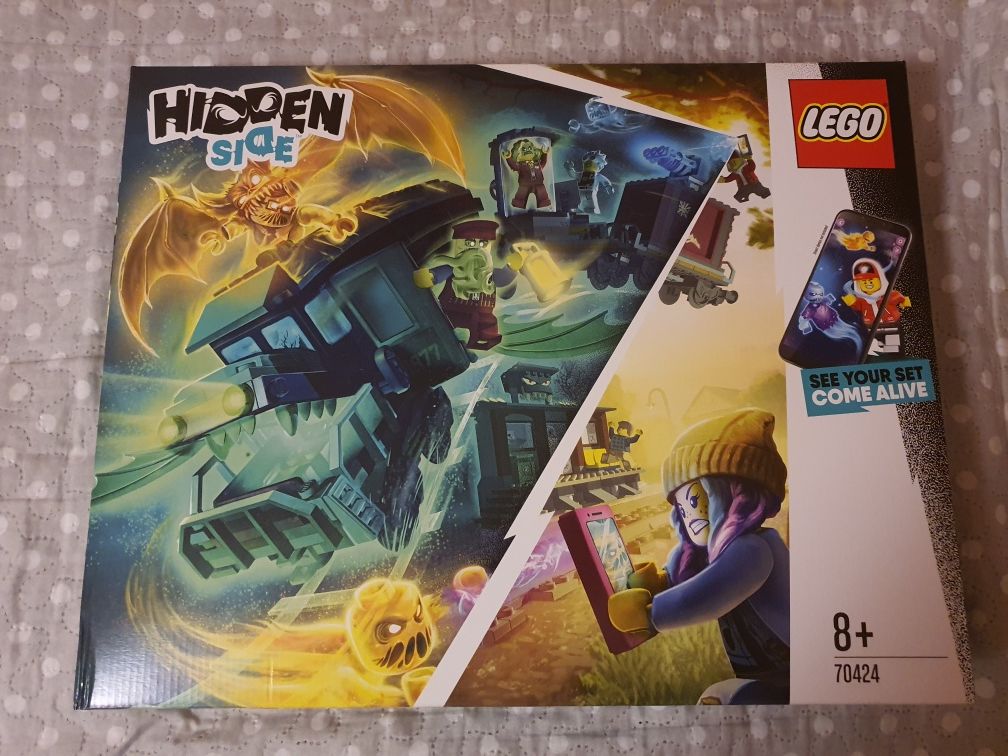 Pociąg LEGO Hidden Side Ekspres widmo 70424+GRATIS GAZETKA HIDDEN SIDE