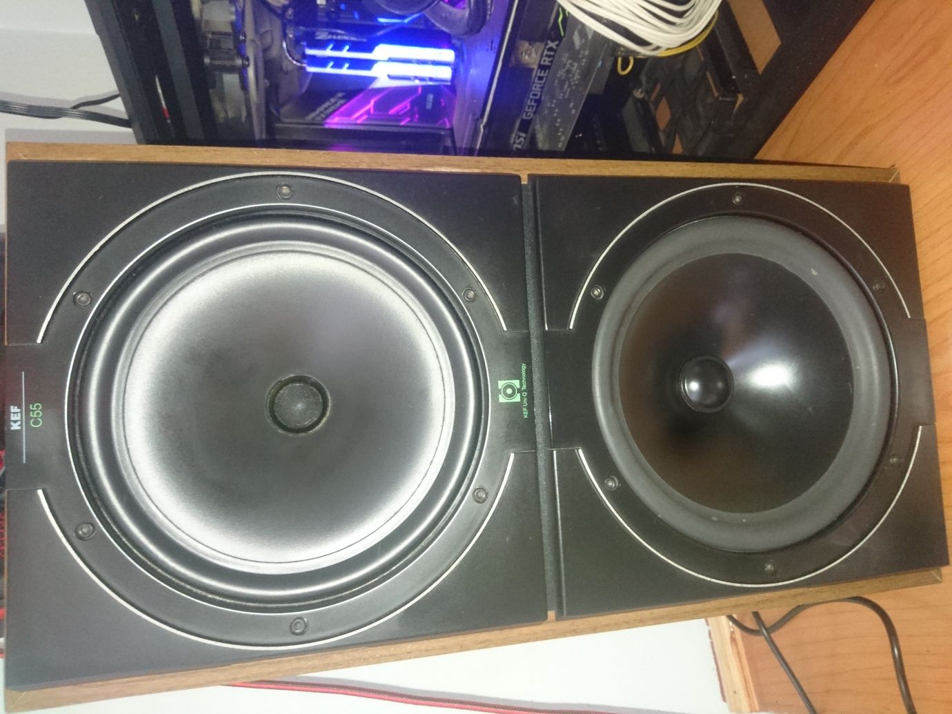 Colunas kef c55 hi-fi