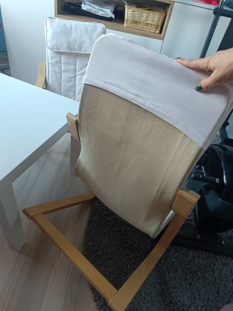 Fotele dziecięce finki stolik meble dziecięce Ikea poang