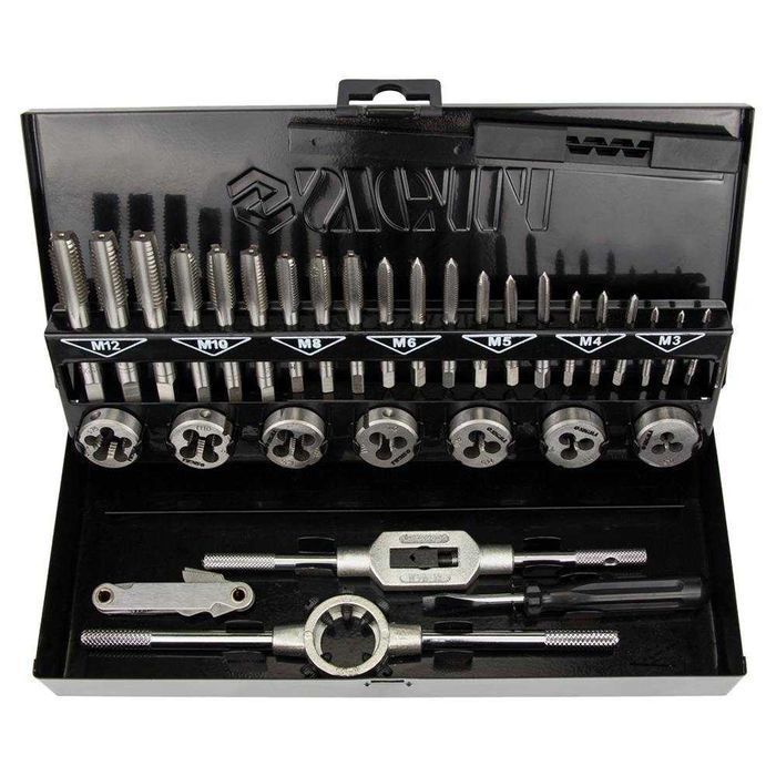 Набор плашек и метчиков 32 шт Sigma 1643191. мітчики і плашки лерки