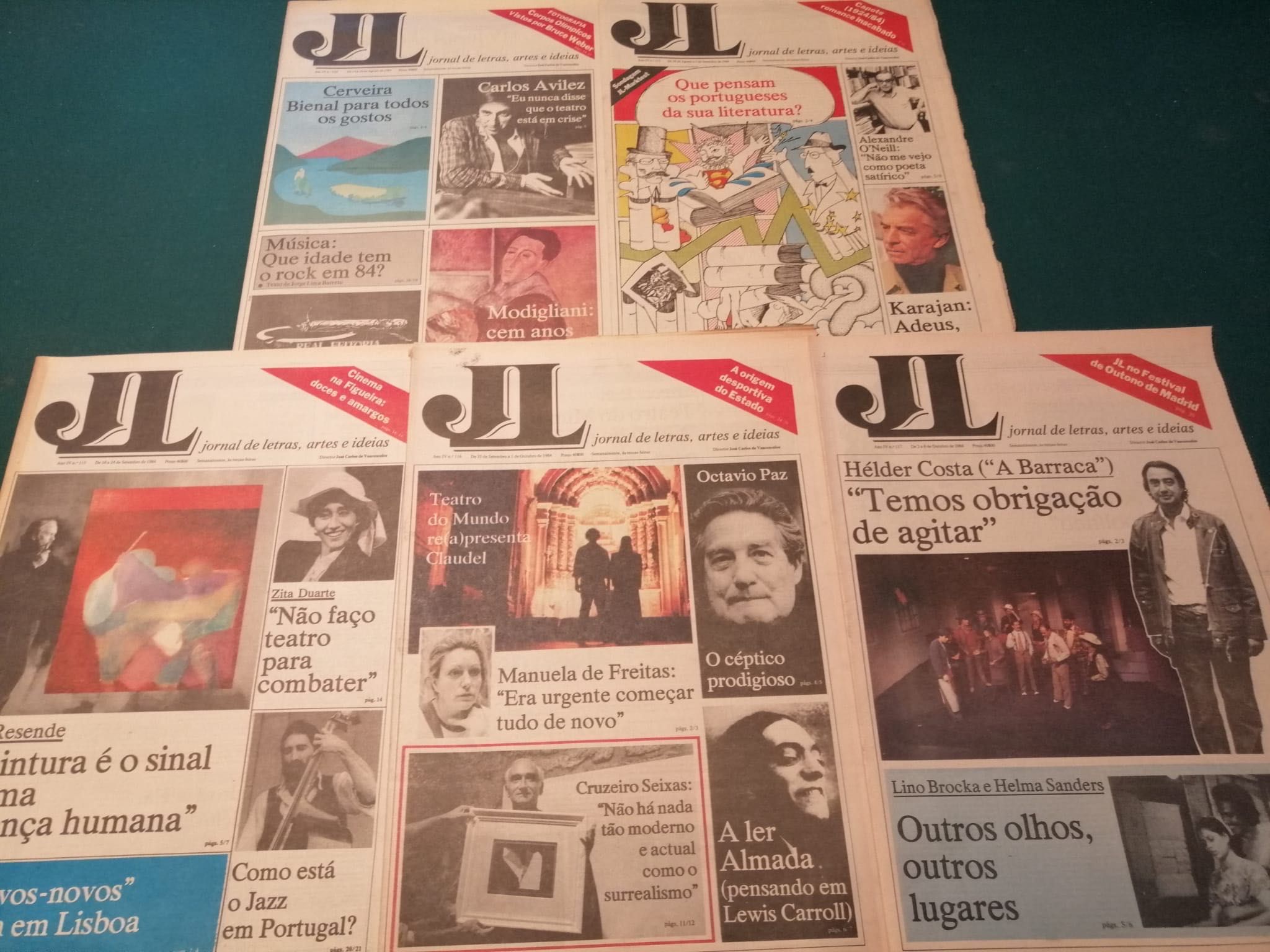 JL - Jornal de Letras, Artes e Ideias 1984