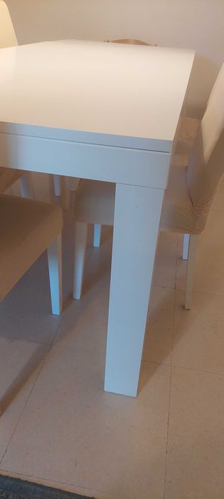 Mesa jantar - branco lacado 2m X 1m