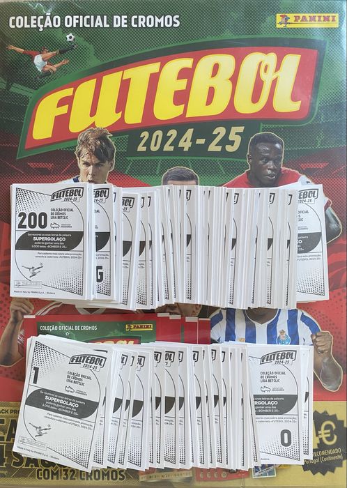 Caderneta + 700 cromos Liga Portuguesa Futebol 2024-25 Panini