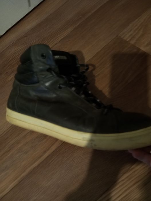 Ботинки мужские, кожаные, зима