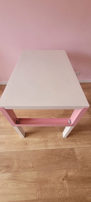 Secretária criança Ikea ajustável rosa