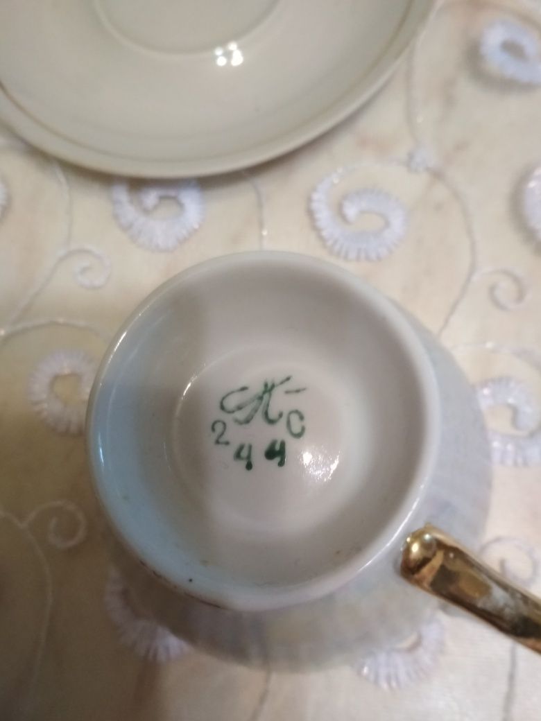 Чайний набір чашок  з блюдцем (не Китай)