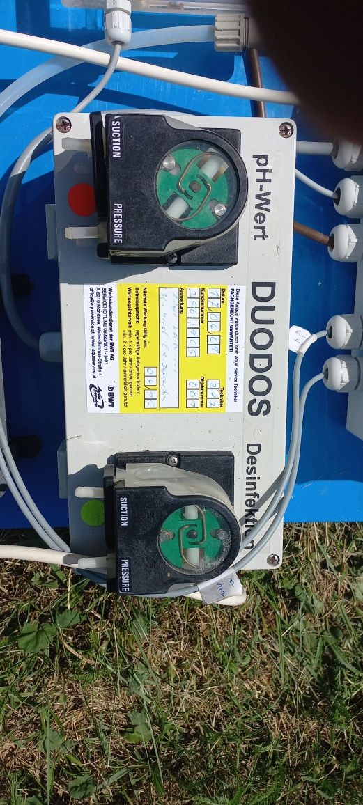 System dezynfekcji i sterowania basenem . Generator chloru