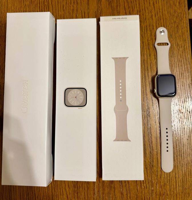 apple watch 8 45mm A2771 8 pasków