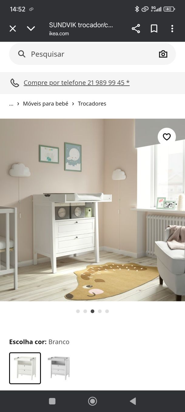 Muda fraldas Ikea