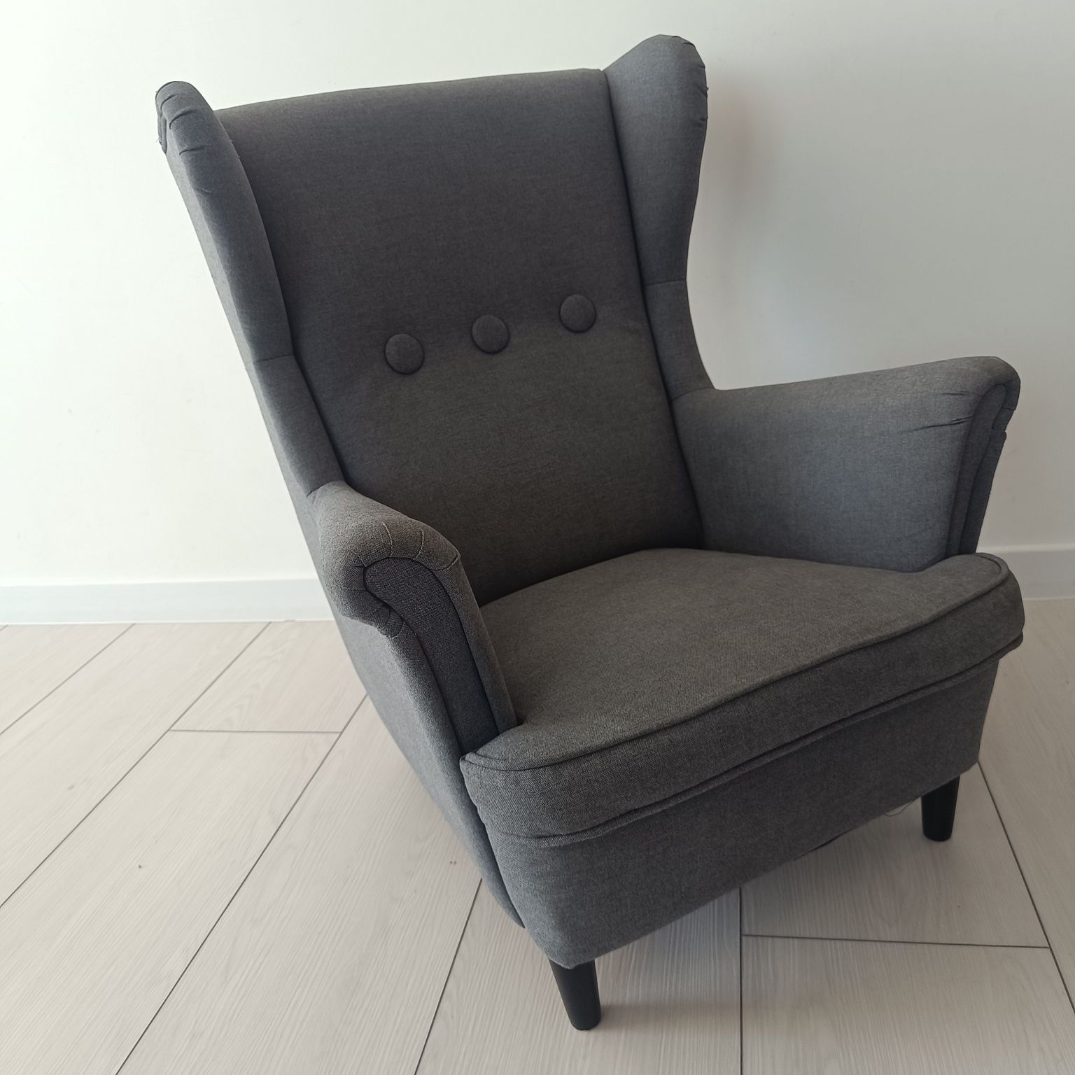 Fotel uszak mini, wersja dla dzieci, Ikea strandmon