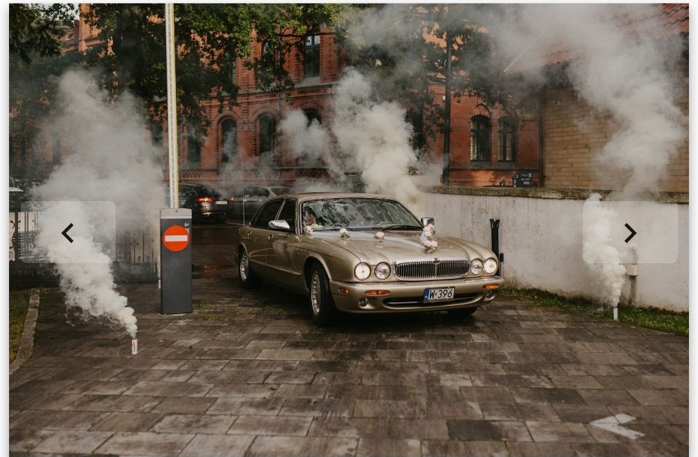Wyjątkowe auto na wyjątkowy dzień - Jaguar XJ8 do ślubu