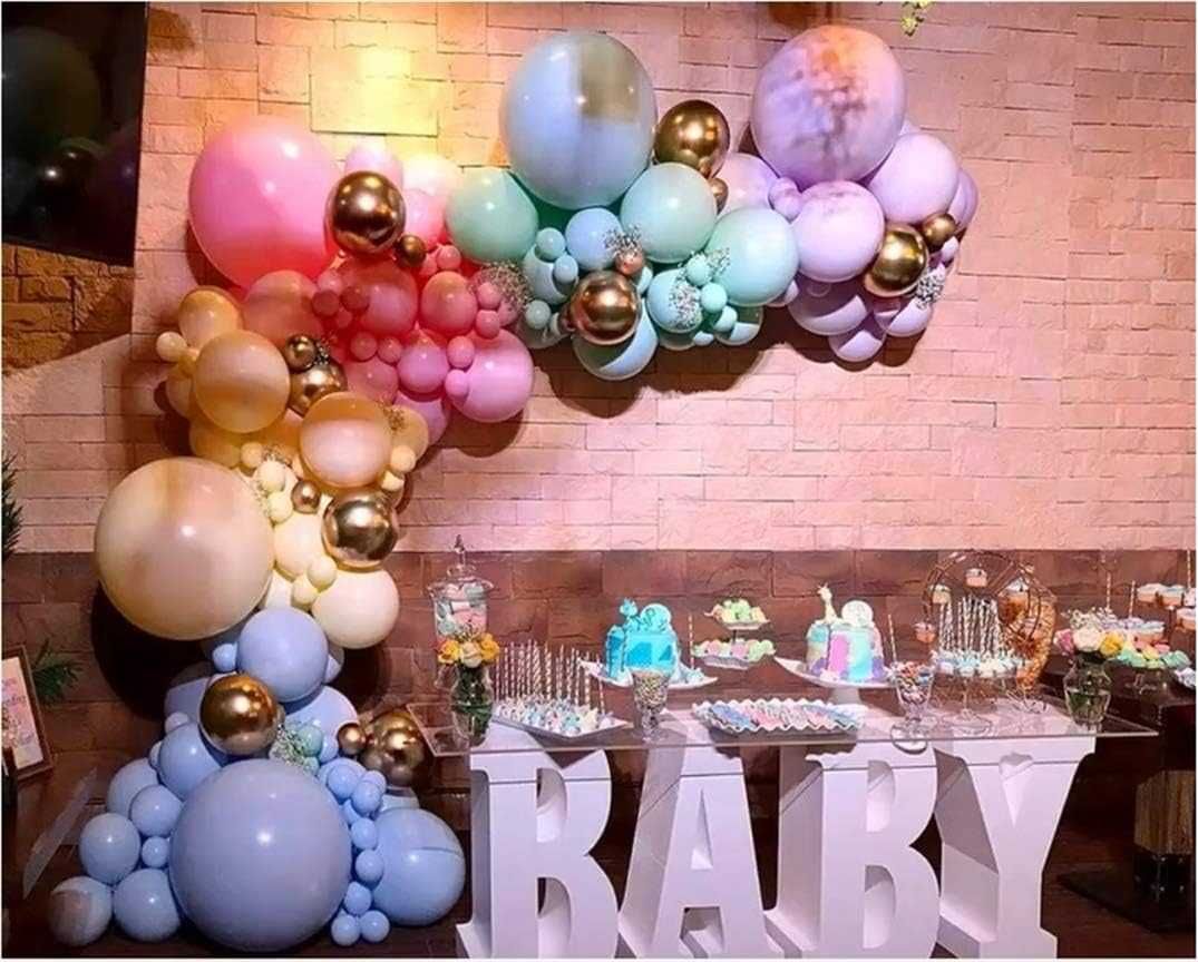 Zestaw 171 Pastelowych Tęczowych Balonów Na Każdą Okazję