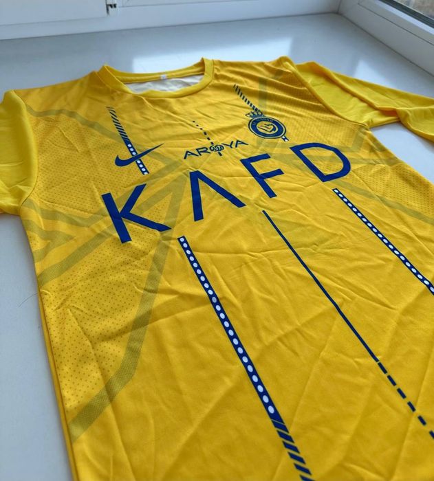 Футбольная футболка Роналдо с длинным рукавом Аль-Наср на подростка