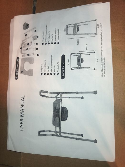 Balkonik z toaletą dla inwalidów