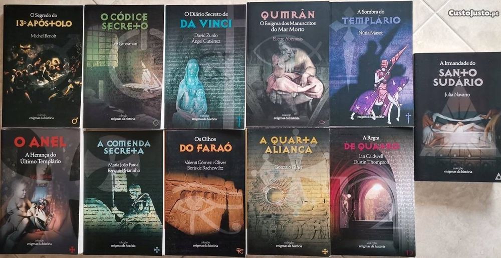 Coleção 11 de livros "Enigmas da História". Livros novos