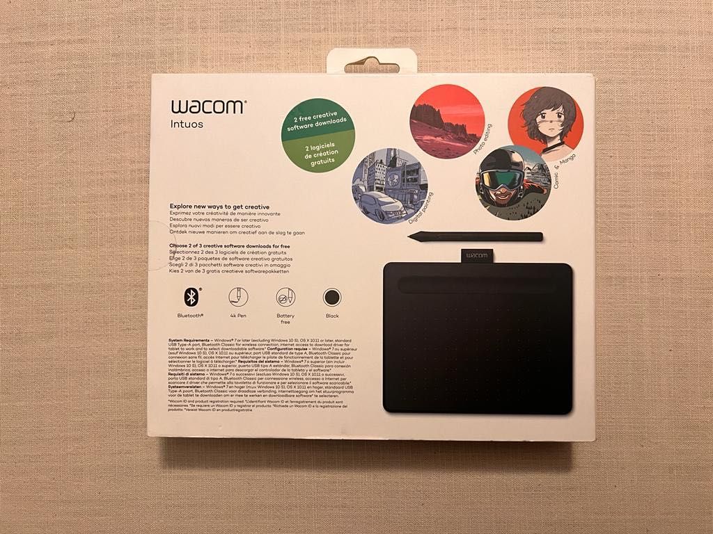 Mesa Digitalizadora - Wacom Intuos S Bluetooth