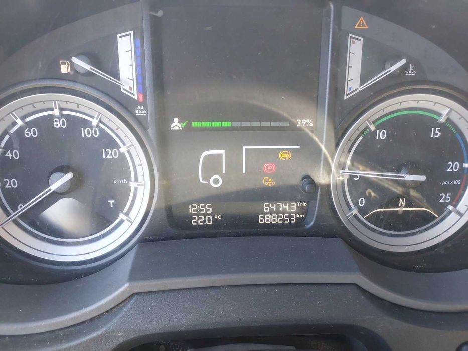 даф 2015  року та напївпричеп Euro 6