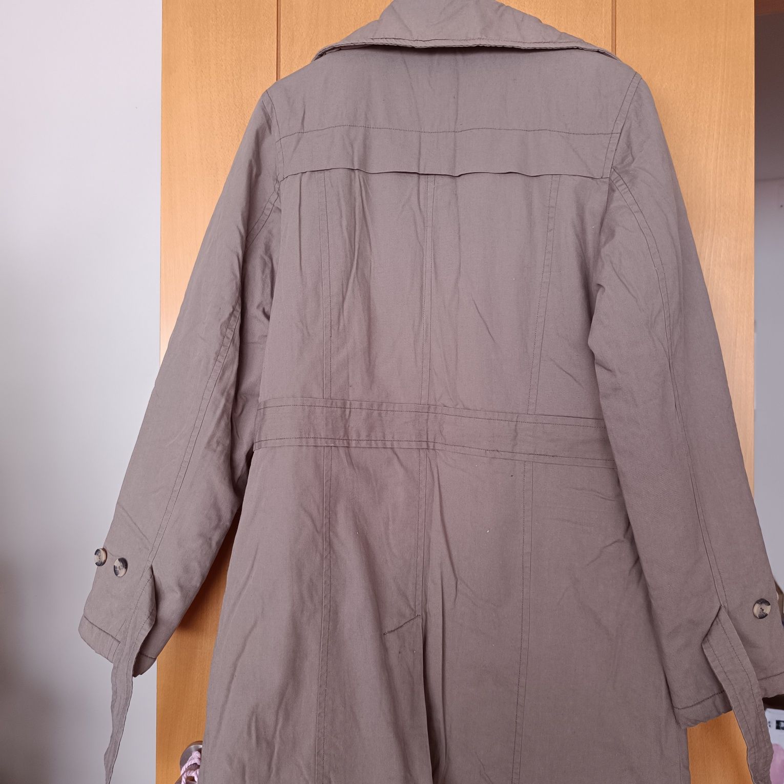 Gabardine acolchoada tam xL