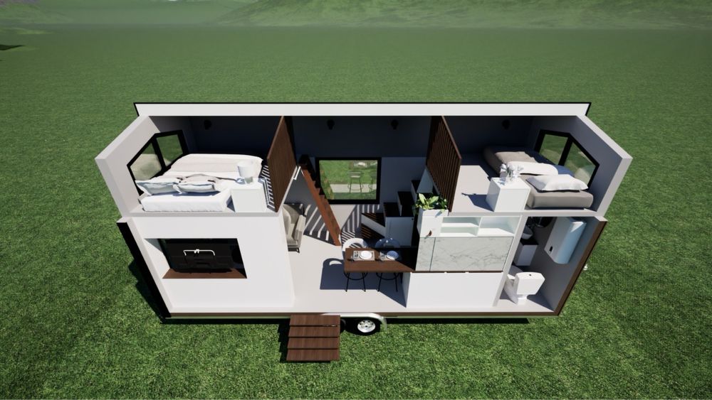 Tiny house 27 m2 Producent! Całoroczny! Dom na kołach!