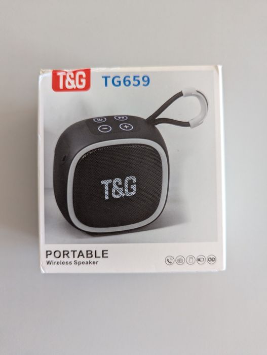 Głośnik bezprzewodowy T&G TG659, odtwarzacz, radio