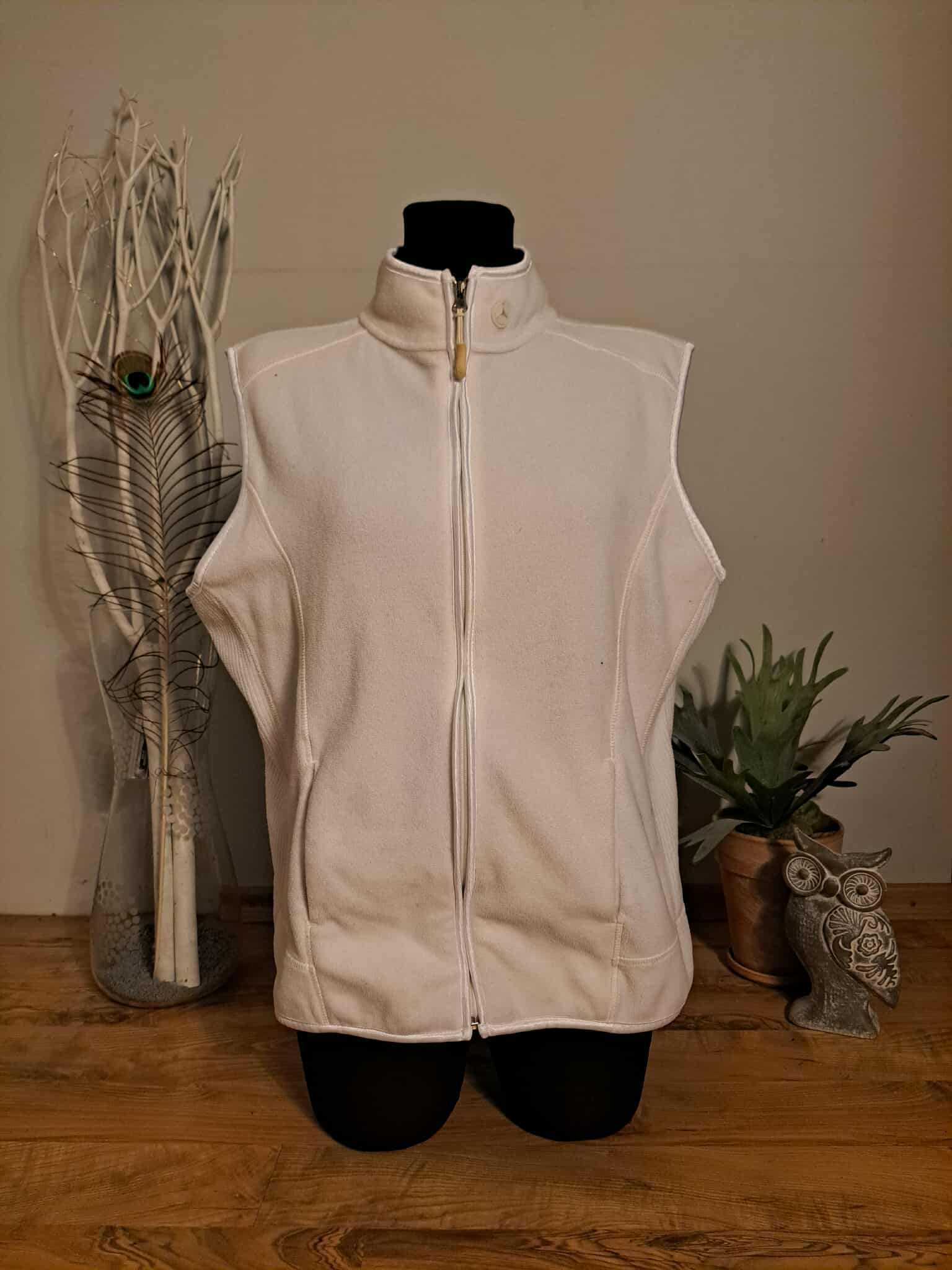 Biała kamizelka polarowa Danskin Now XL (18/20)