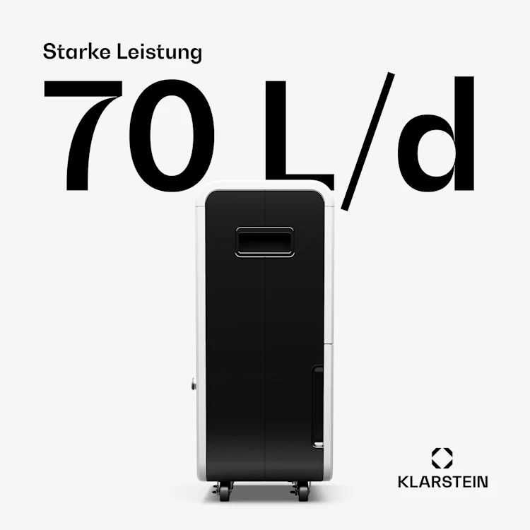 Осушитель воздуха осушувач повітря WiFi Klarstein DryFy Grand Smart 70