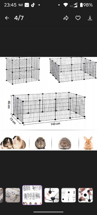 Вольєр для кошенят, цуценят, інших тварин