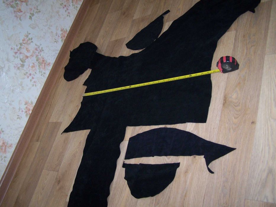 Шматочки (обрізки) шкіри натуральної