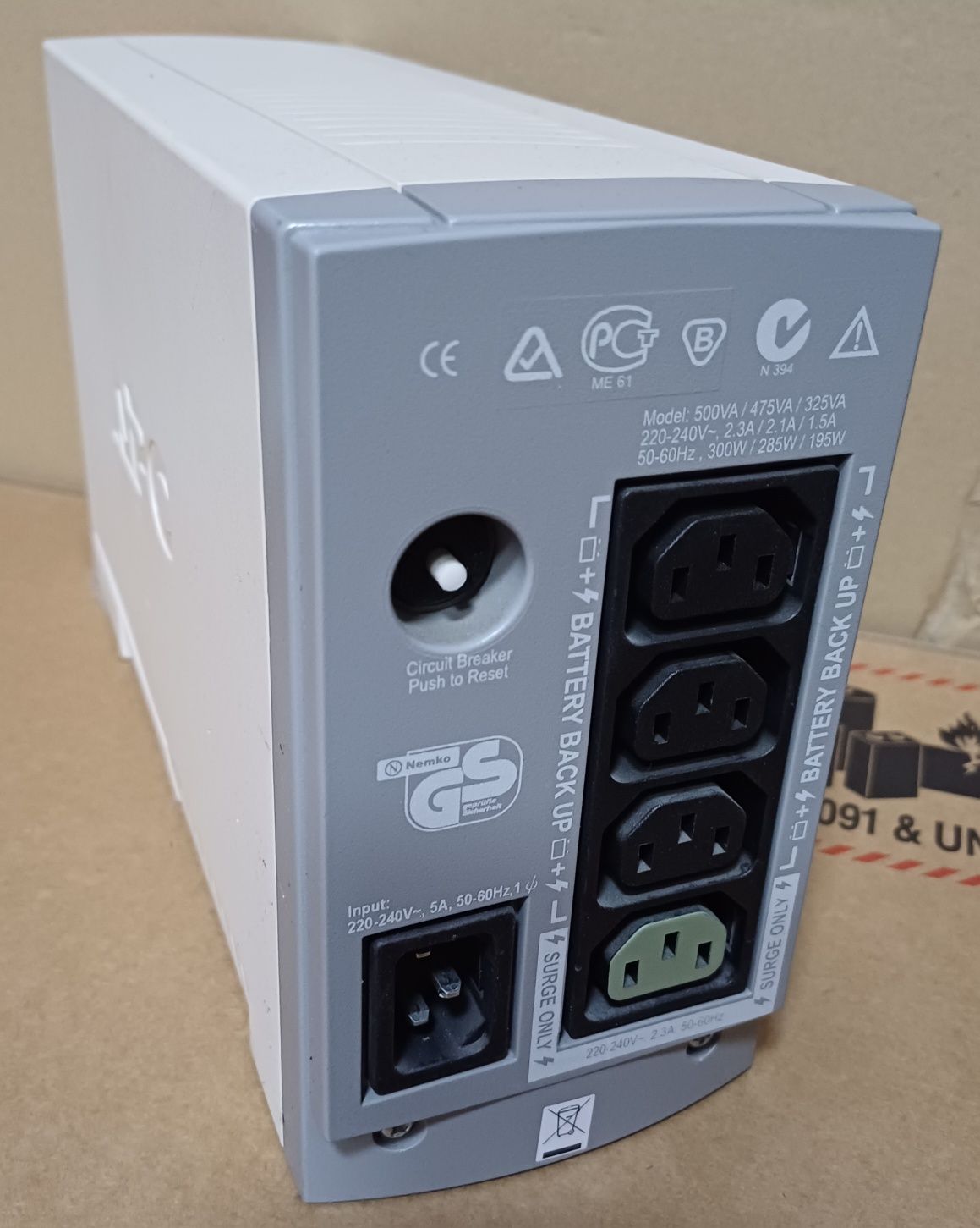 Ups APC CS-325 Sprawny