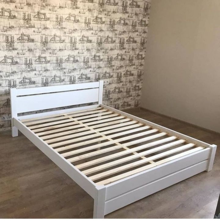 Двухспальная кровать, двоспальне ліжко з сосни, еко Лофт кровать