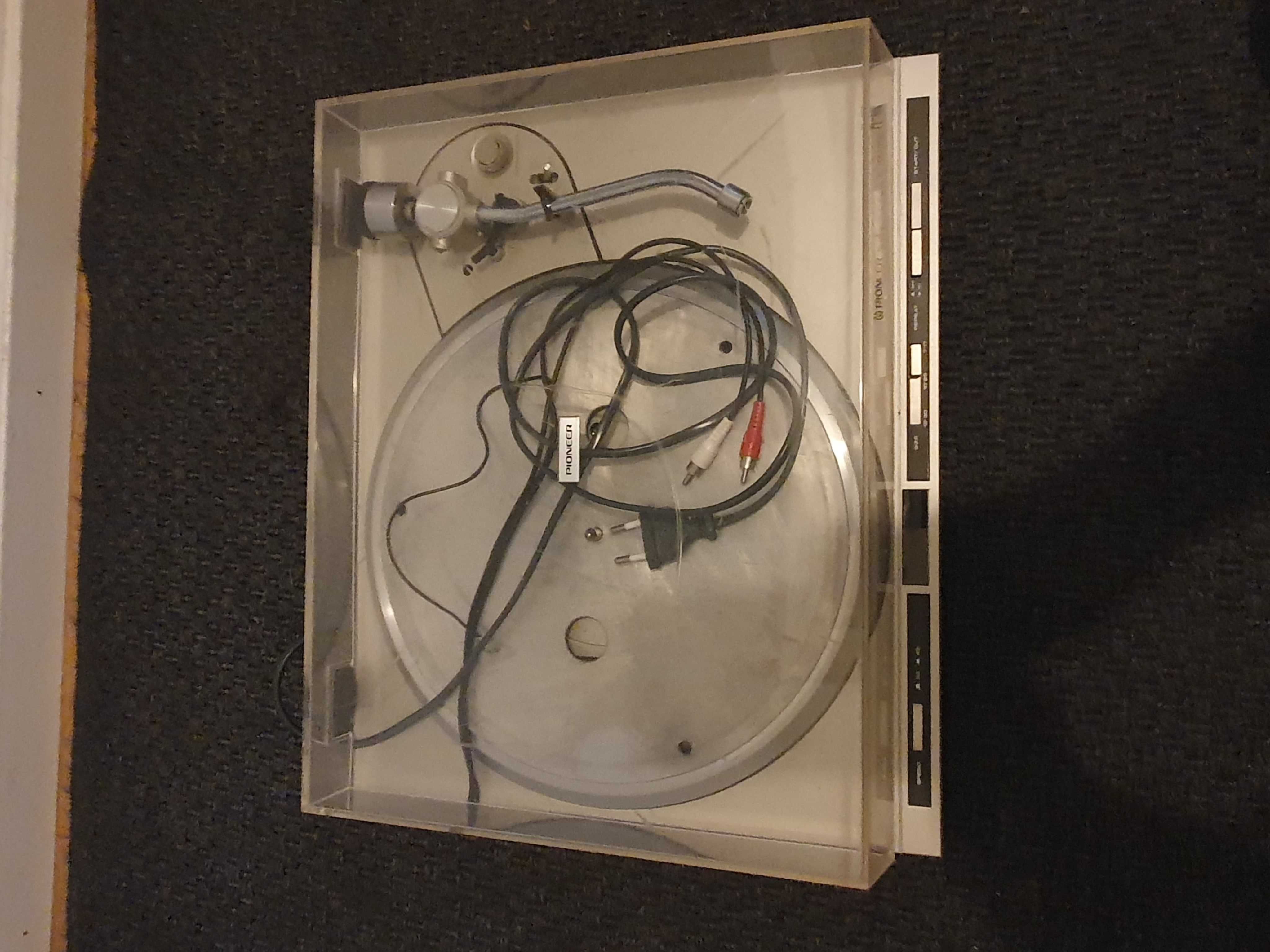 Japonski Vintage Gramofon Pioneer PL-400 Sprawny brak igly i wkladki