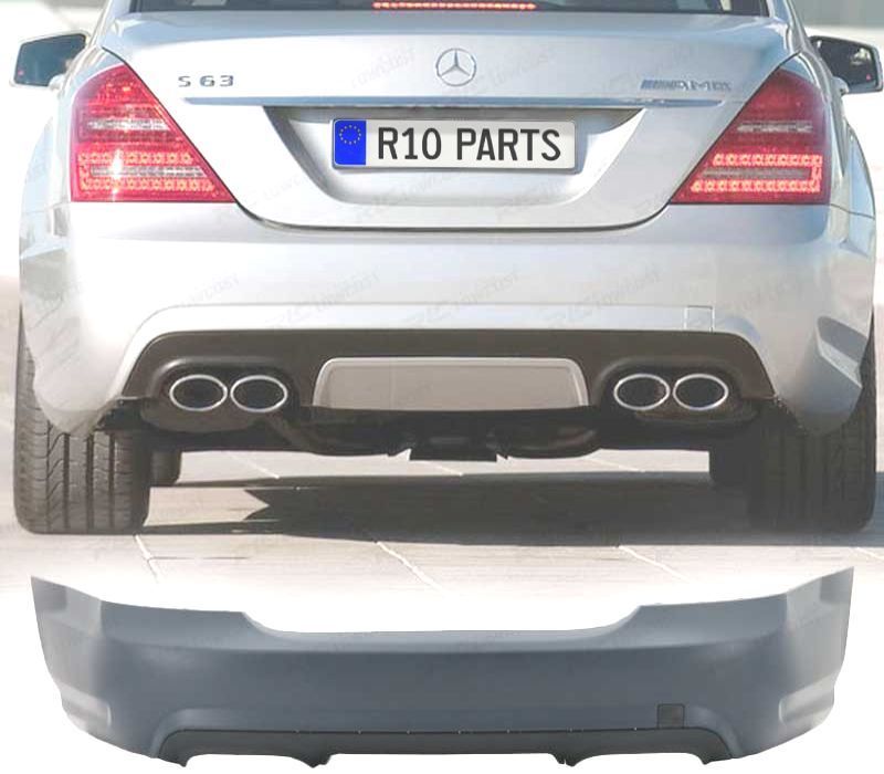 PARA-CHOQUES TRASEIRO MERCEDES CLASE S W221 05-11 LOOK AMG S65