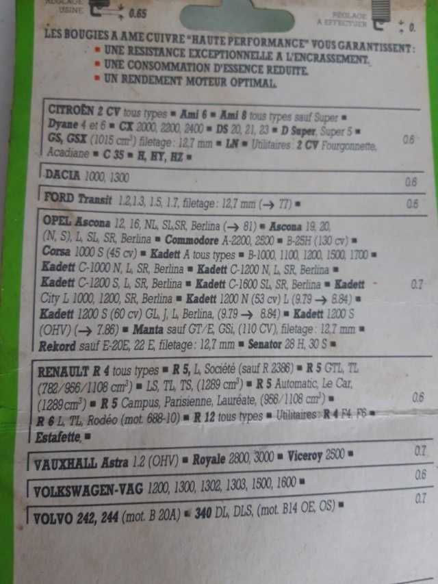 4 Velas de ignição Valeo
