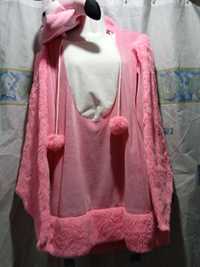 Костюм платье птицы розового фламинго