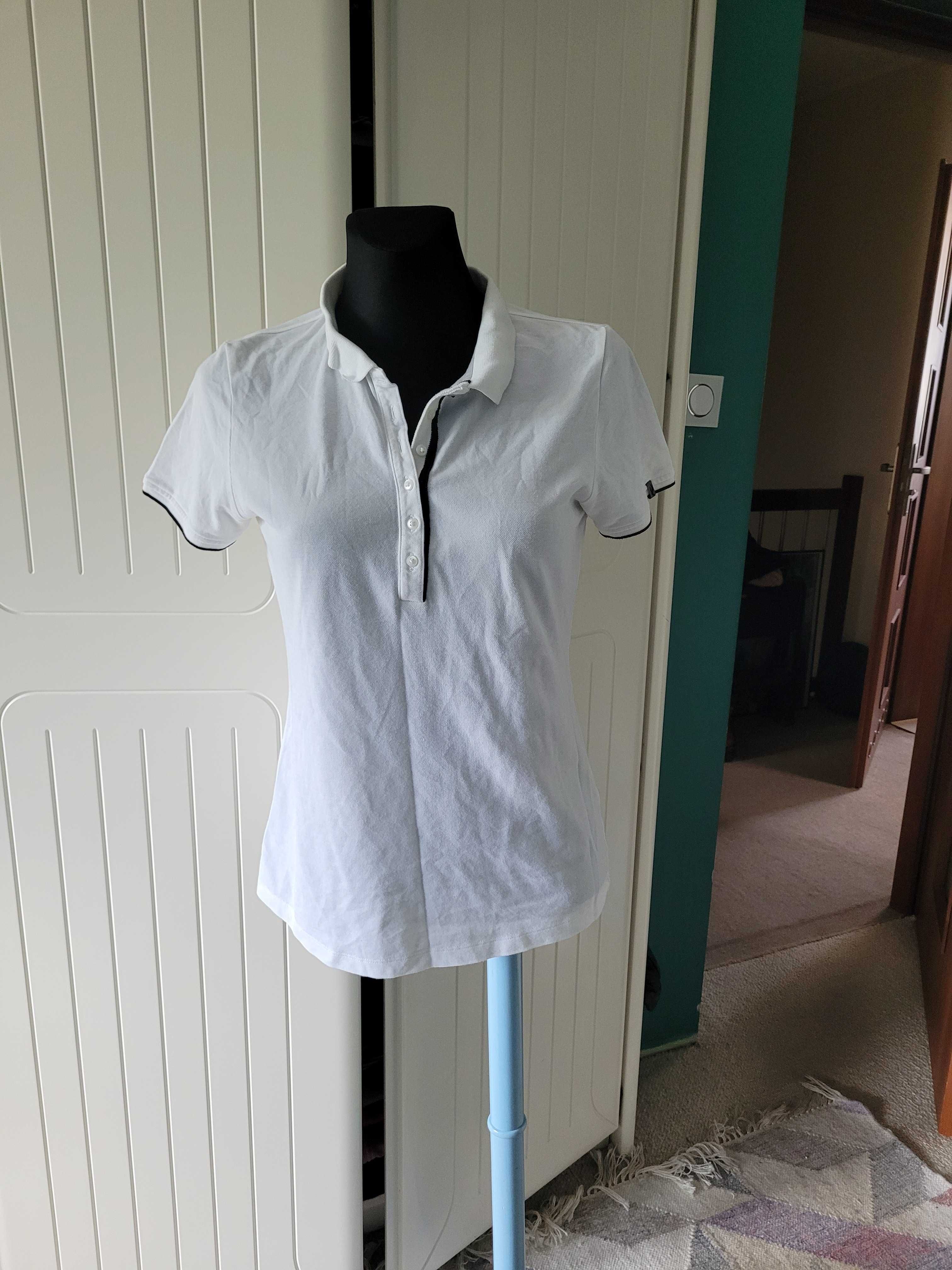 Kjus 38 bluzka koszulka polo biała