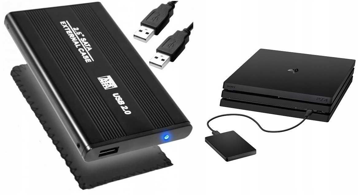 Dysk zewnętrzny 500GB USB 3.0 do konsoli PS4 *Nowy VideoPlay Wejherowo