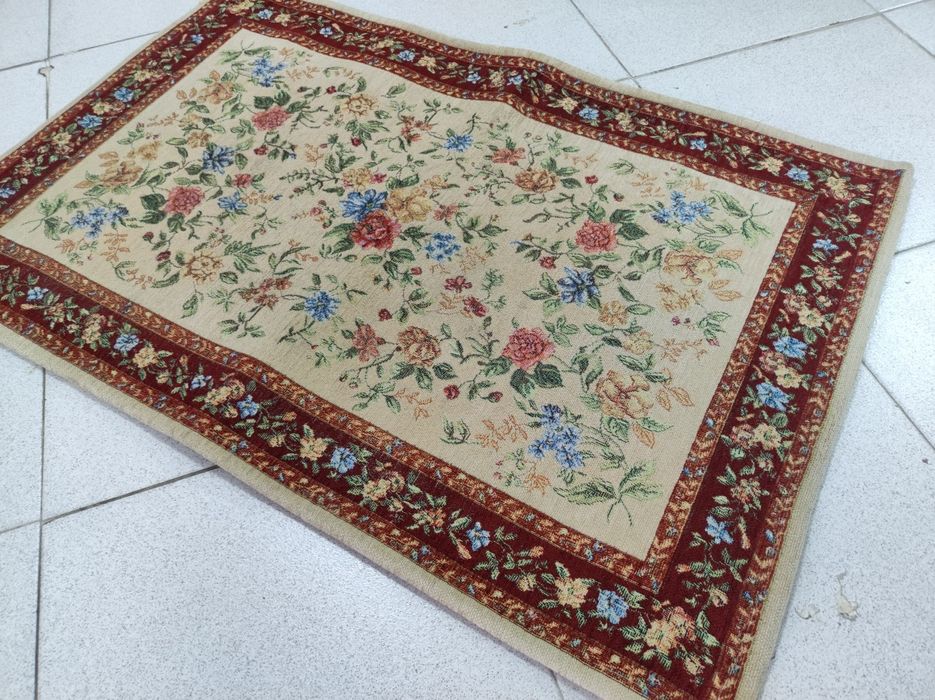 Tapete florido bonito