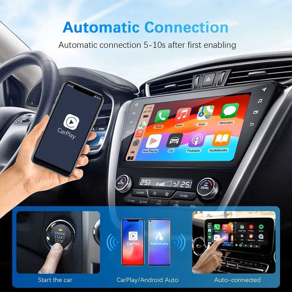 Adapter USB dla bezprzewodowego Carplay i Android Auto