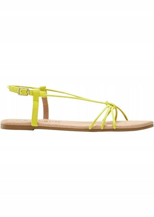 B.P.C sandały z koniakowymi paskami ^40