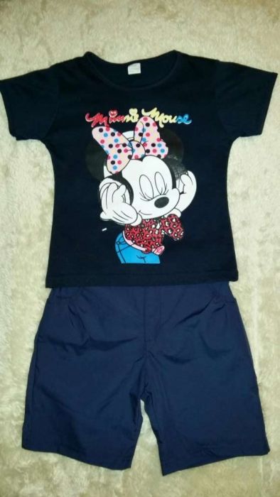 Komplet bluzka + spodenki dla dziewczynki, minnie !