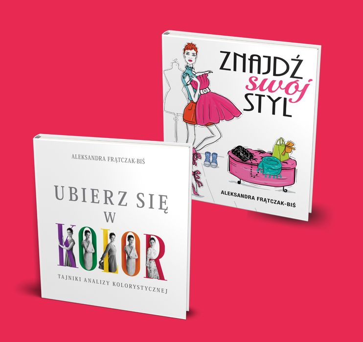Zestaw książek ubierz się w kolor i znajdź swój styl Frątczak-Biś
