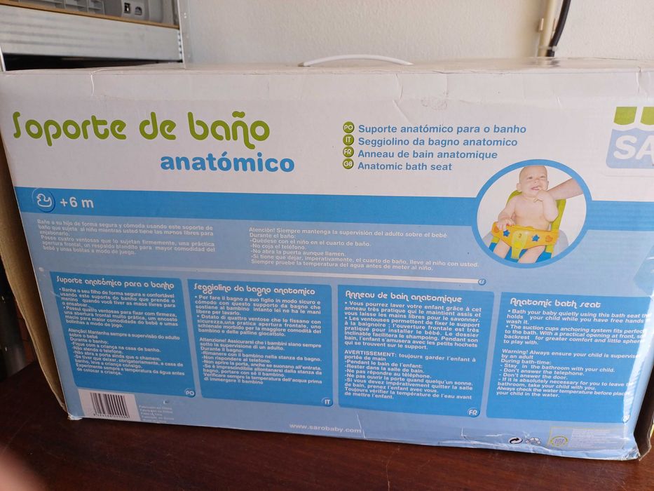 Suporte anatómico para banho SARO