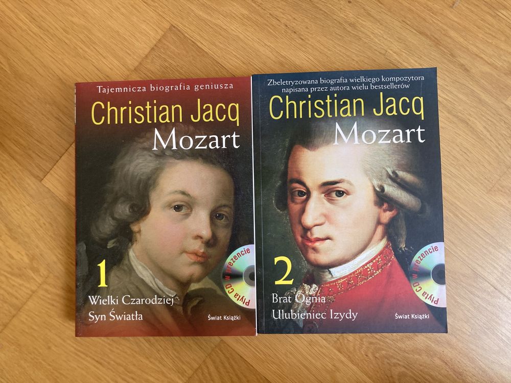 Christian Jacq Mozart tom 1 i 2 wersja z płytą